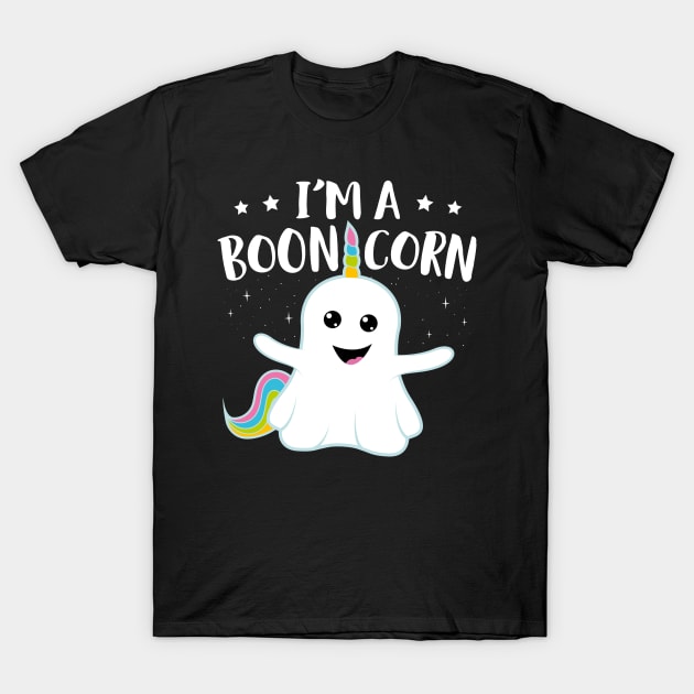 I'm A Boonicorn Unicorn Ghost Girls Funny Halloween T-Shirt by trendingoriginals